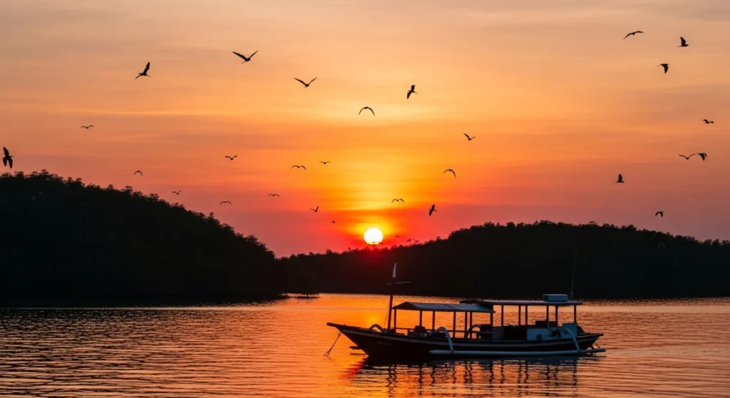 kalong sunset bats Komodo